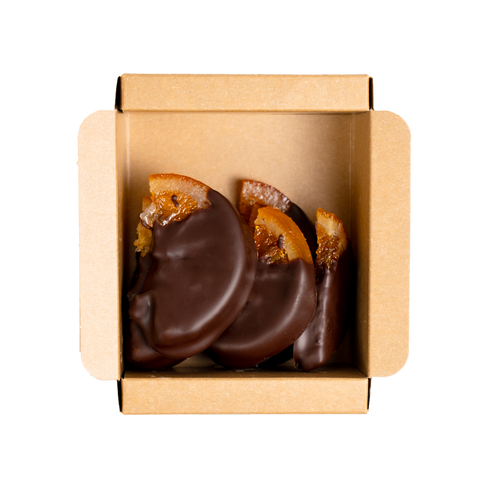 Demi Tranche Orange - Chocolat Noir