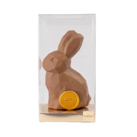 Lapin de Pâques Géométrique - Chocolat au Lait