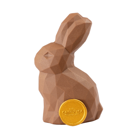 Lapin de Pâques Géométrique - Chocolat au Lait