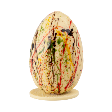 Oeuf de Pâques Géométrique - Chocolat Blanc