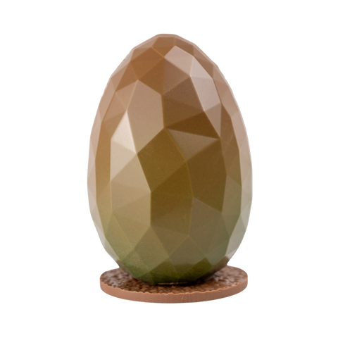 Oeuf de Pâques Géométrique - Chocolat au Lait