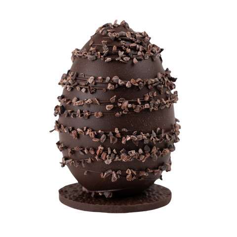 Oeuf de Pâques Signature - Chocolat Noir & Grué Cacao