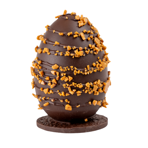 Oeuf de pâques Signature - Chocolat Noir & éclats Nougatine