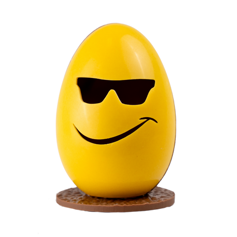 Oeuf de Pâques Smiley - Chocolat Blanc & Lait