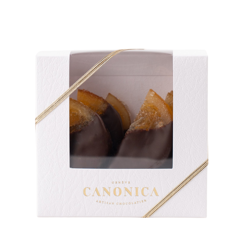 Demi Tranche Orange - Chocolat Noir