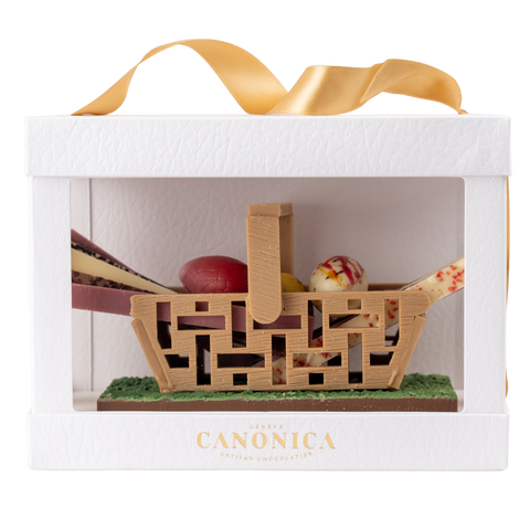 Panier de Pâques - Assortiment de Chocolats & Sticks