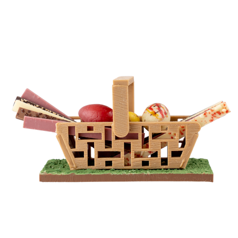 Panier de Pâques - Assortiment de Chocolats & Sticks