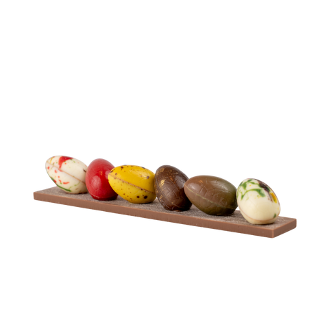 Réglette de Pâques - 6 Œufs Pralinés