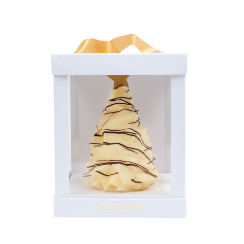 Sapin de Noël Géométrique – Chocolat Blanc