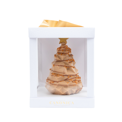 Sapin de Noël Géométrique – Chocolat Blond